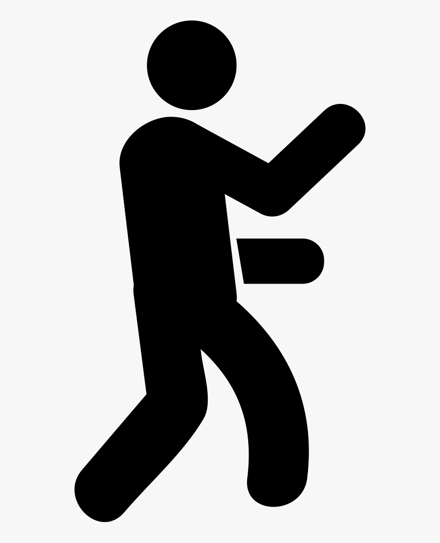 Stick Figure Punching Png, Transparent Png