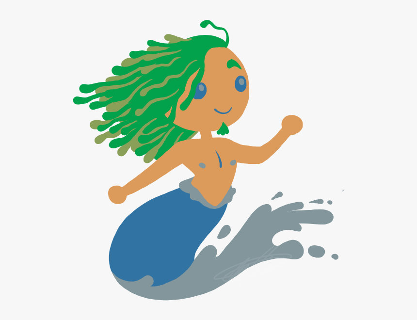 Name - Kaimana
palette - Biogender
monster - This Merman - Illustration, HD Png Download