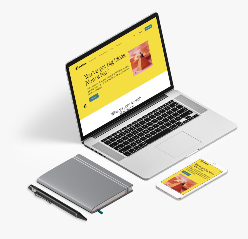 Isometric Stationery Mockup Free, HD Png Download