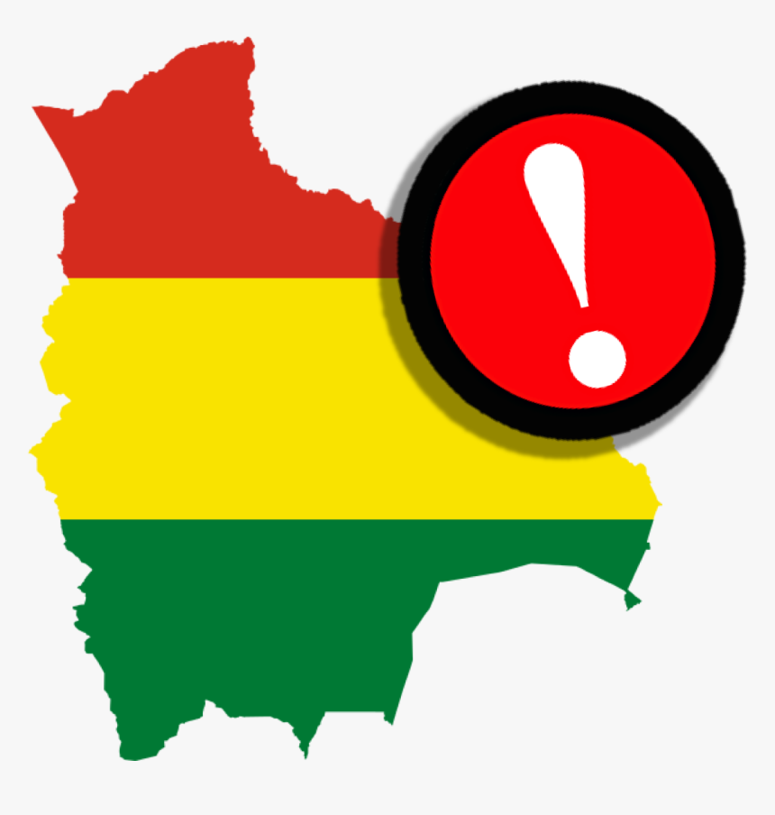Bolivia Crisis - Bolivia Flag Map, HD Png Download