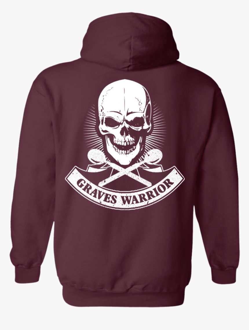 Graves Warrior Skull Pullover Hoodie - Hoodie, HD Png Download