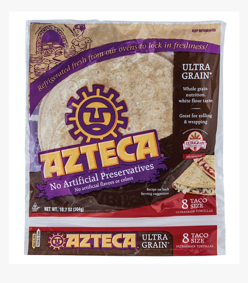 Ultragrain Taco - Azteca Whole Grain Tortilla, HD Png Download