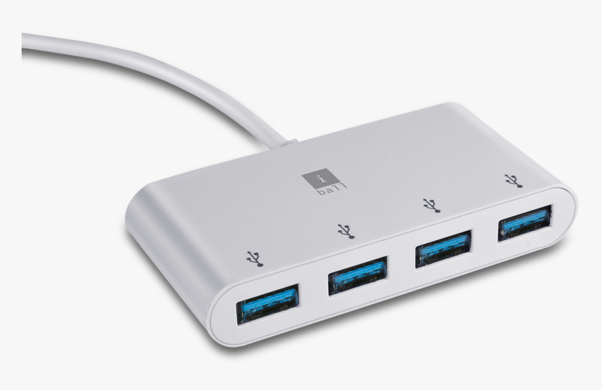Iball 4 Port Usb Hub, HD Png Download