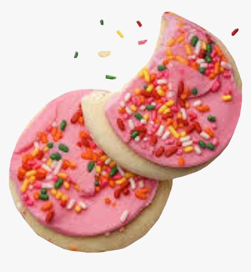 #sprinkles #pink #pastry #cake #rainbowsprinkles #rainbow - Transparent Png Food, Png Download