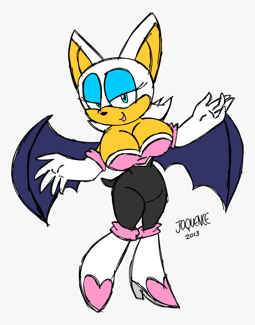 Rouge Is Hot - Cartoon, HD Png Download