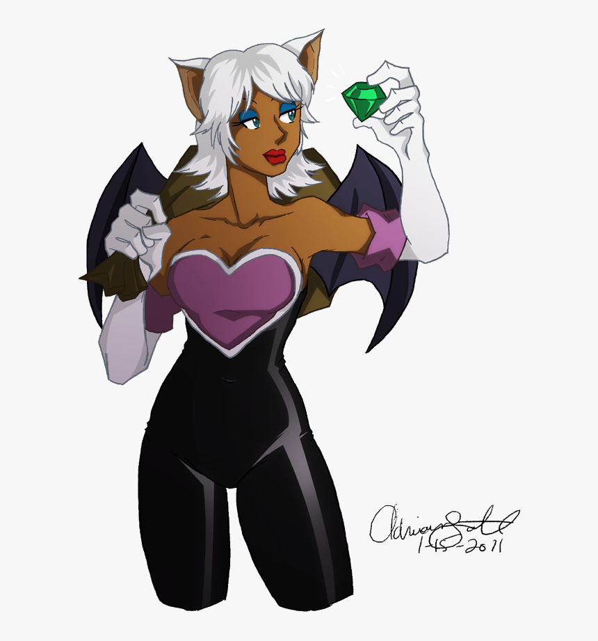 Rouge The Bat Human, HD Png Download