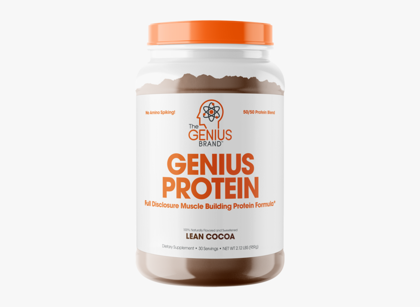 Genius Protein - Caffeine, HD Png Download
