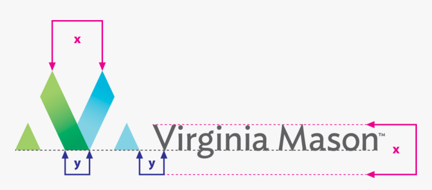 Virginia Mason Vertical Logo Proportion And Spacing - Triangle, HD Png Download