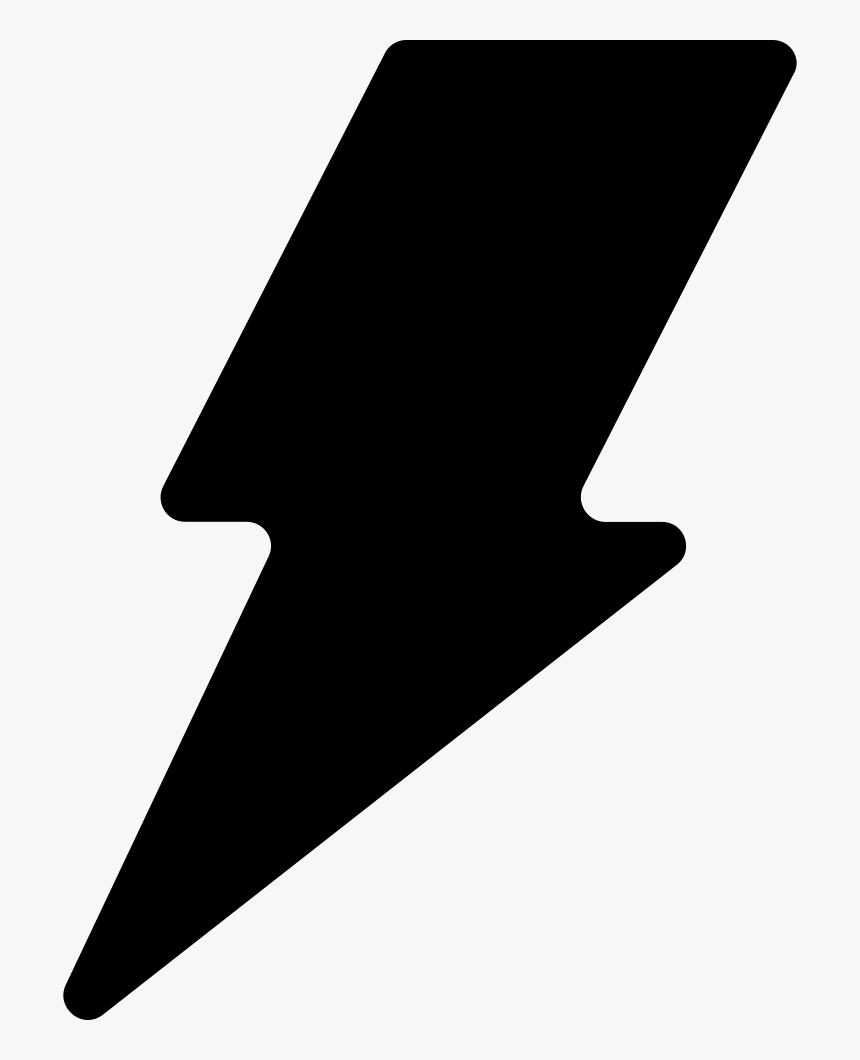 Transparent Lighting Bolt Png - Thunder Icon Free, Png Download