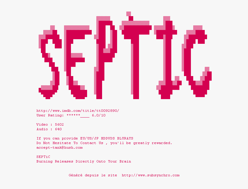 Nfo De La Release Dirty, HD Png Download