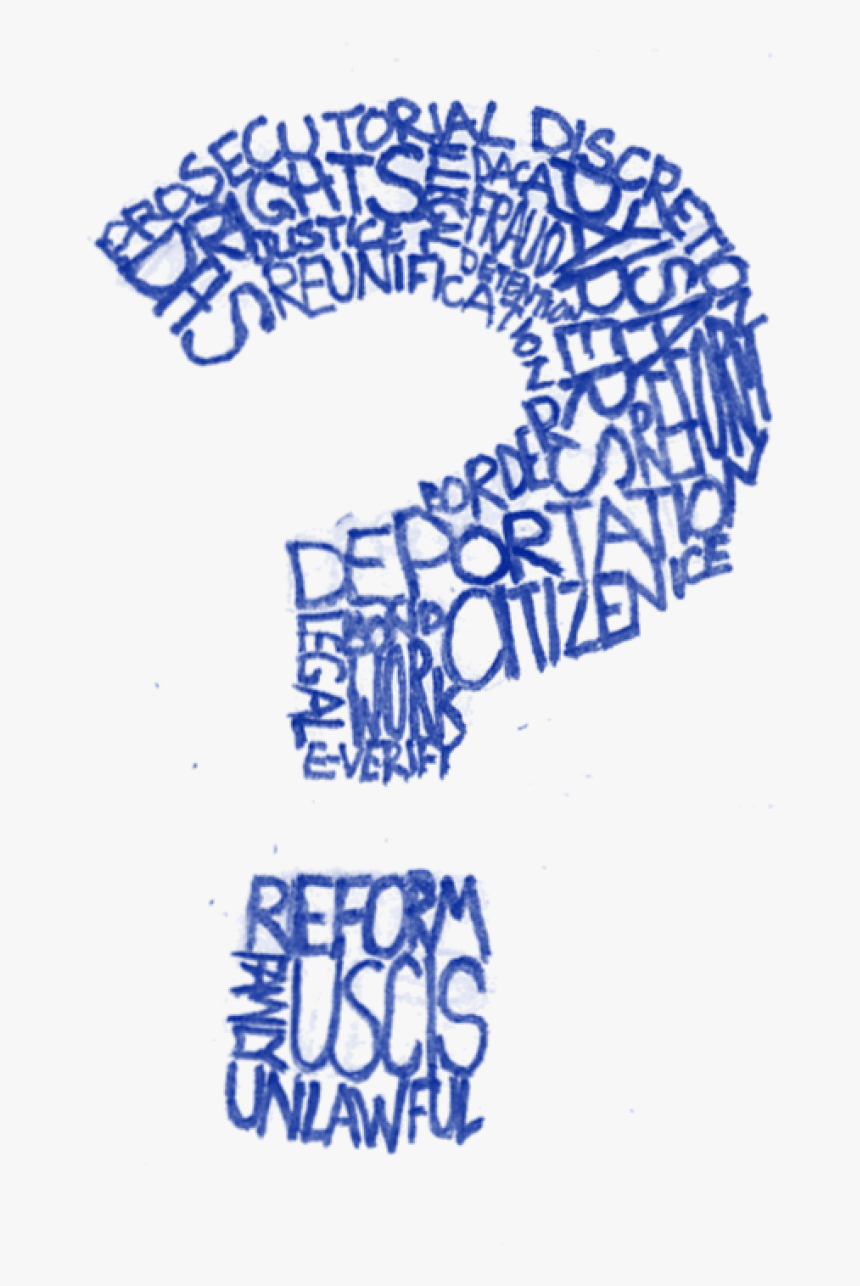 Know Your Rights Question Mark - Calligraphy, HD Png Download