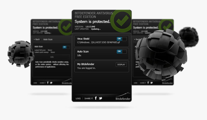 Bitdefender Free Edition 2019, HD Png Download