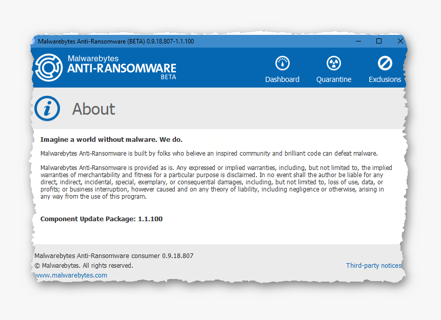 Malwarebytes Anti-ransomware Beta - Malwarebytes, HD Png Download
