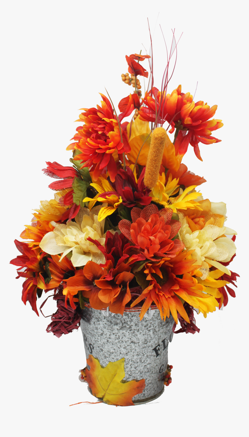 Autumn Owl Floral Centerpiece Side View, HD Png Download
