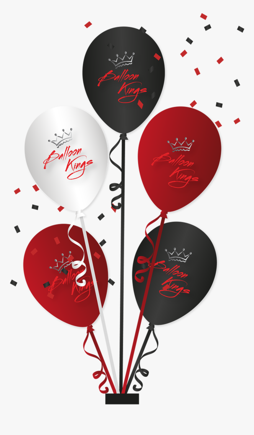 Centerpiece Of 5 Balloons - Balloon, HD Png Download