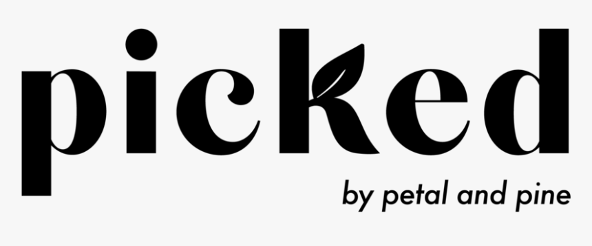 Picked Logo Final Black Leaf 2-05, HD Png Download