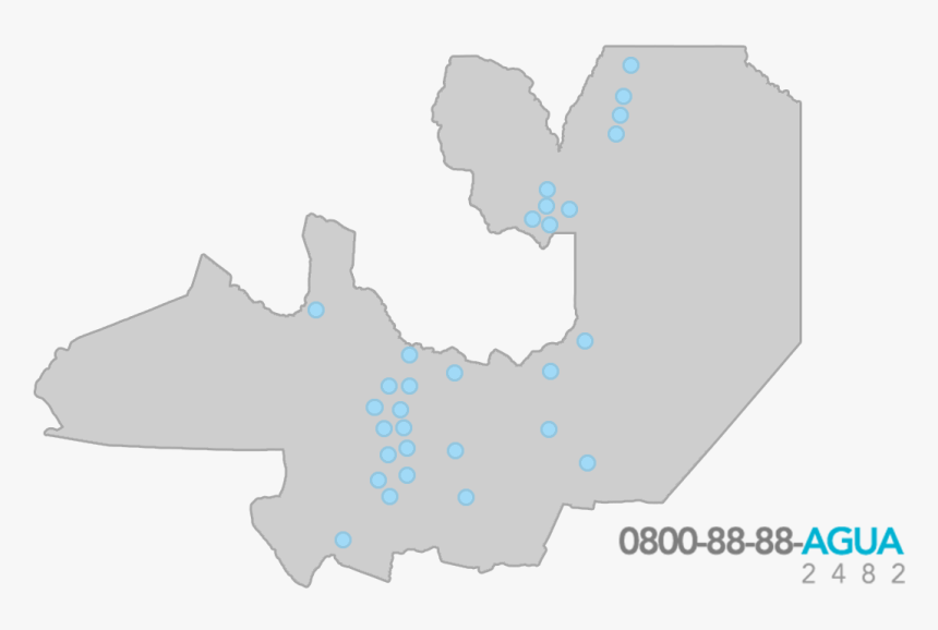 Aguas Del Norte Mapa, HD Png Download