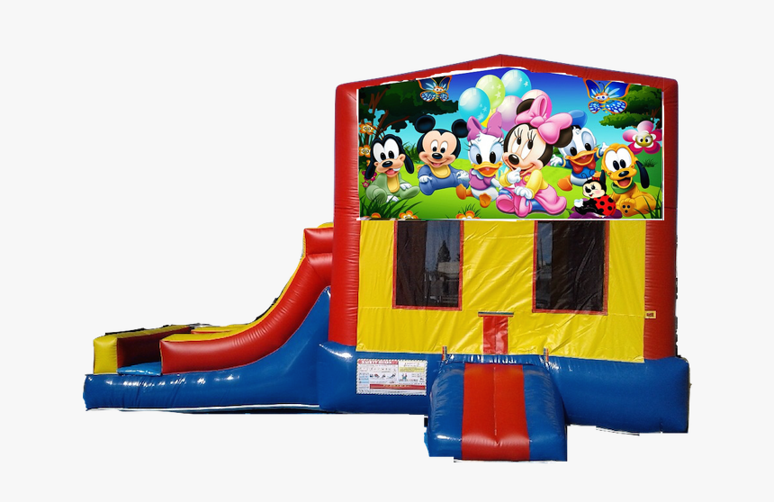 2 Lanes Side Slide Jumper Minnie Mouse $180/day - Baby Disney, HD Png Download
