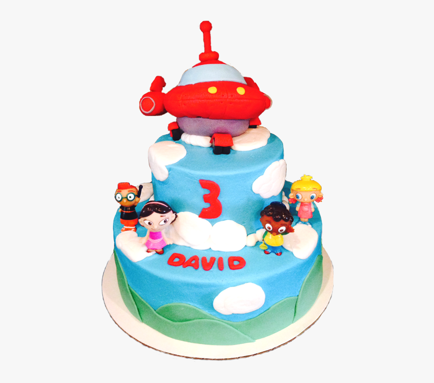 Buttercream Icing With Fondant And Buttercream Decorations - Cake Decorating, HD Png Download
