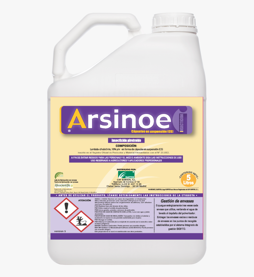 Arsinoe - Insecticida Arsinoe, HD Png Download