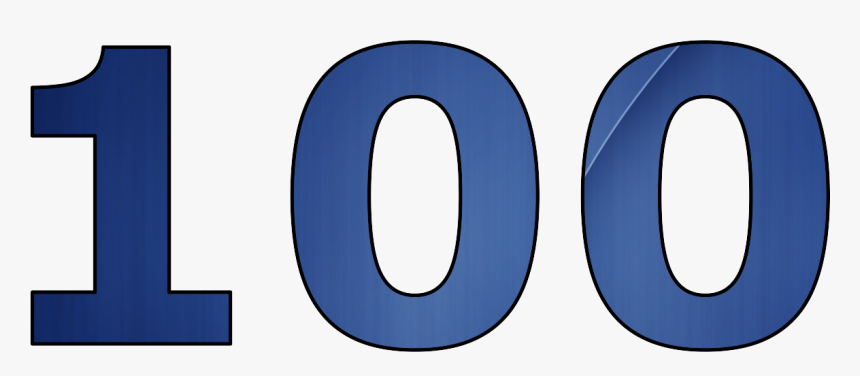 100 Number Png Hd Image - Circle, Transparent Png