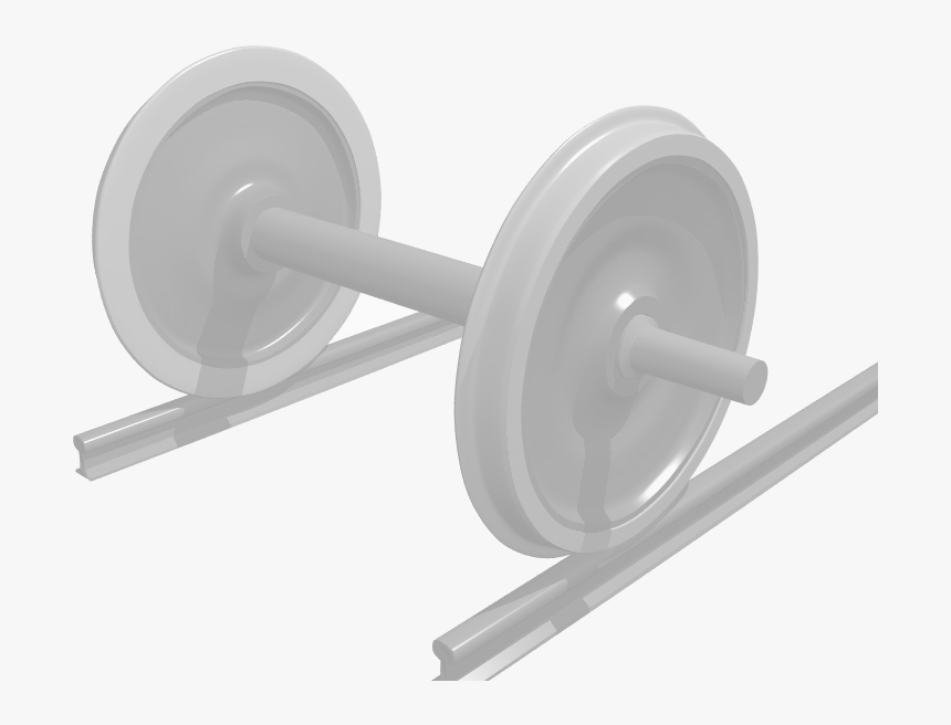 Rollingstock Axle Withopacity - Train Wheels And Tracks, HD Png Download