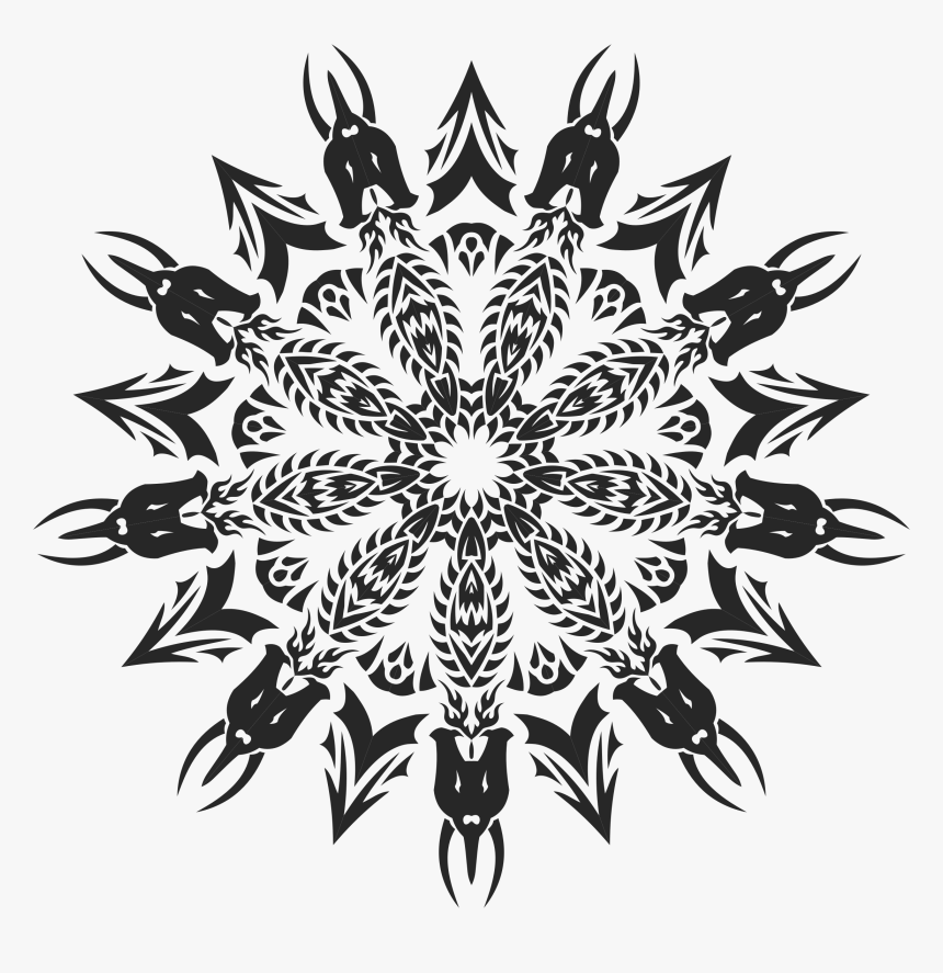 Clipart Big Image Png - Tribal Dragon, Transparent Png