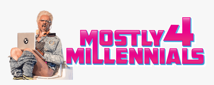Mostly 4 Millennials - Backpack, HD Png Download