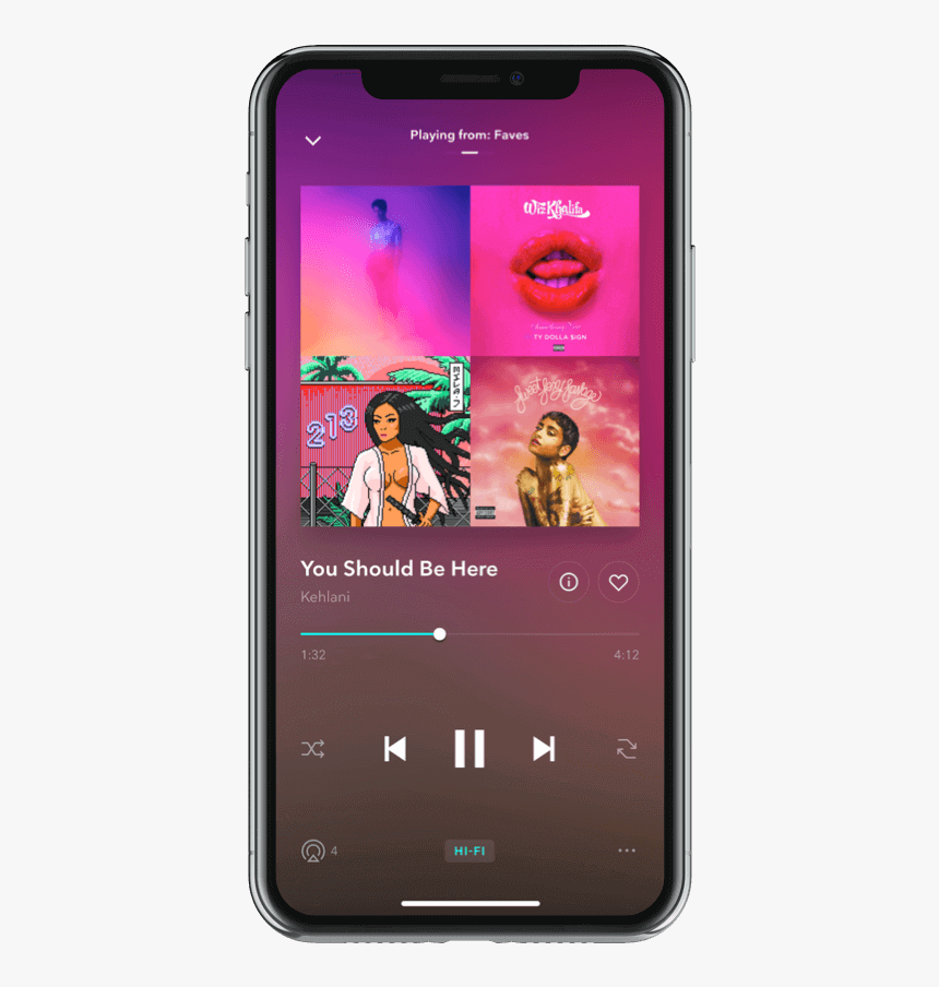 Product Image Of Tidal App - Smartphone, HD Png Download