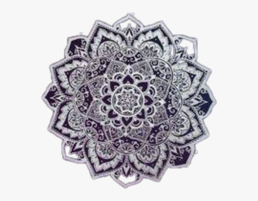 #tumblr #mandala #freetoedit - Mandala Purple, HD Png Download