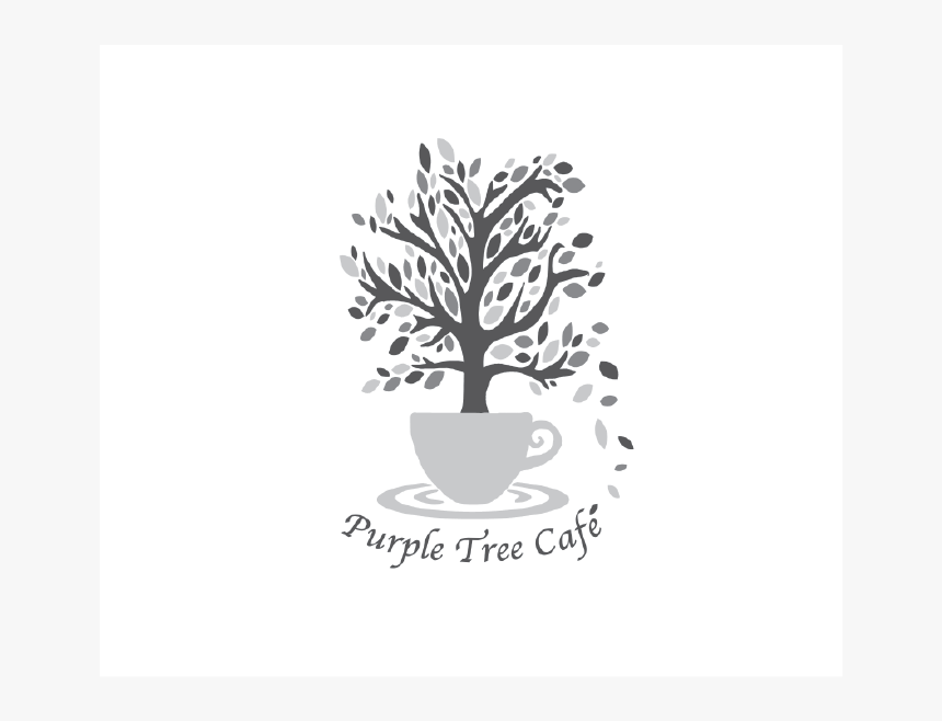 Purple Tree-01 - Flowerpot, HD Png Download