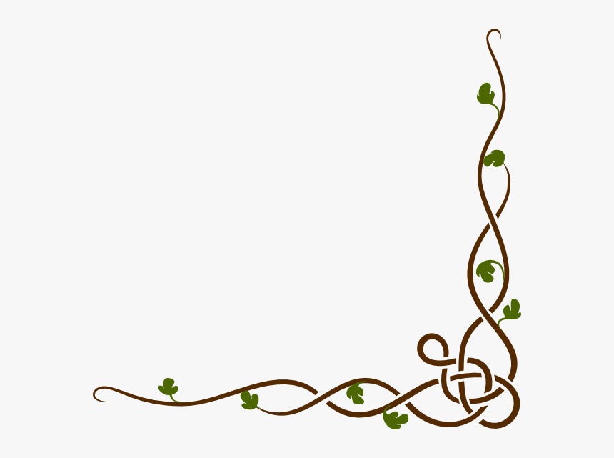 Clip Art Vine Border, HD Png Download