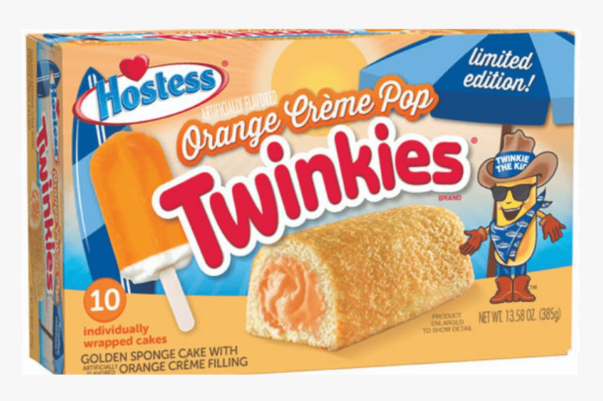 Twinkies Orange Creme Pop 10 Pack - Hostess, HD Png Download