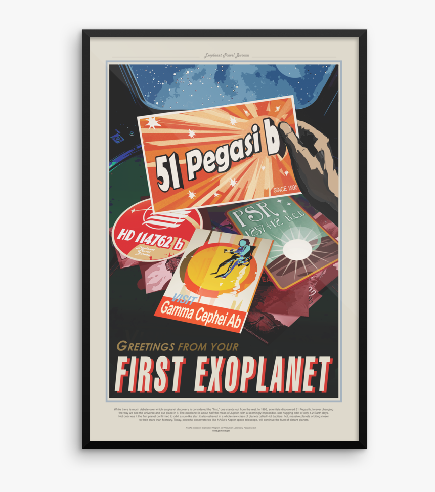 Mockup Wall Original - 51 Pegasi B First Exoplanet, HD Png Download