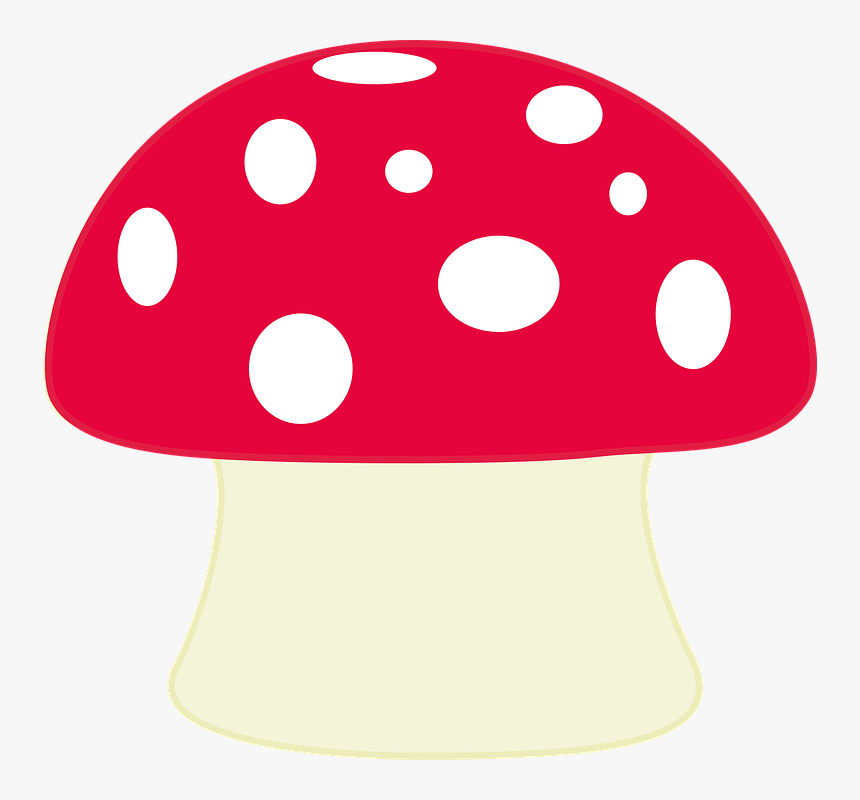 Cute Woodland Mushroom Png - Smurfs Mushrooms, Transparent Png