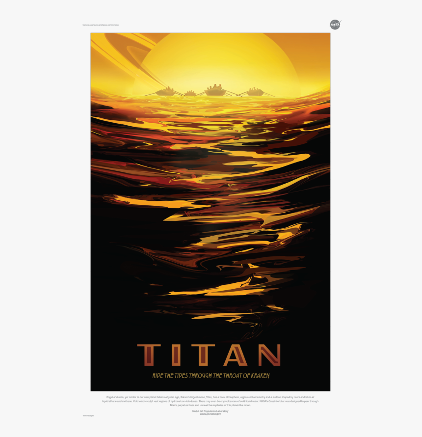 Clip Art Nasa Jpl Poster - Nasa Space Travel Posters, HD Png Download