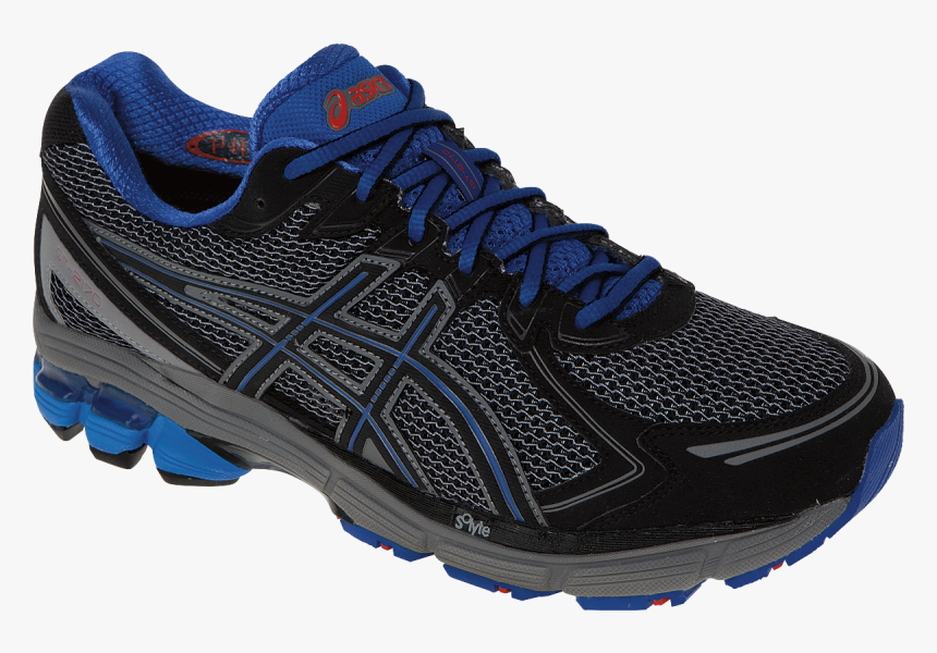 Black Asics Running Shoes Png Image - Asics Shoes Png, Transparent Png