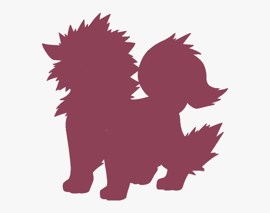 Poc0 - Pokemon Arcanine Silhouette, HD Png Download