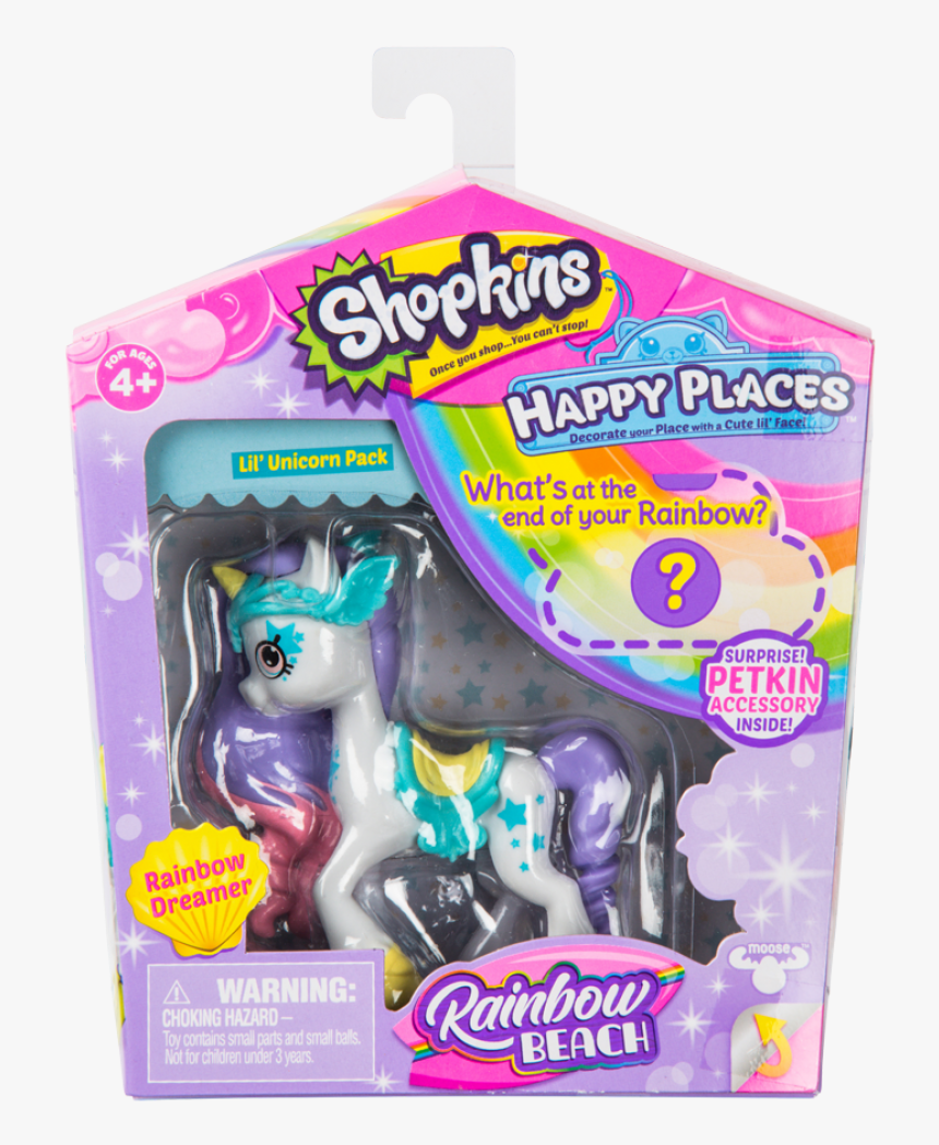 Clip Art Happy Places S Lil - Shopkins Happy Places Unicorn, HD Png Download