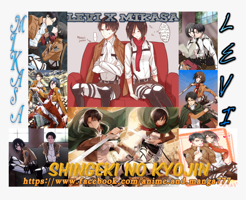 Mikasa And Rivaille - Mikasa Ackerman, HD Png Download