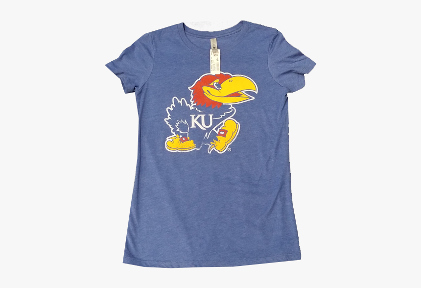 Kansas Jayhawks Washed Jayhawk Women S Triblend - Duck, HD Png Download