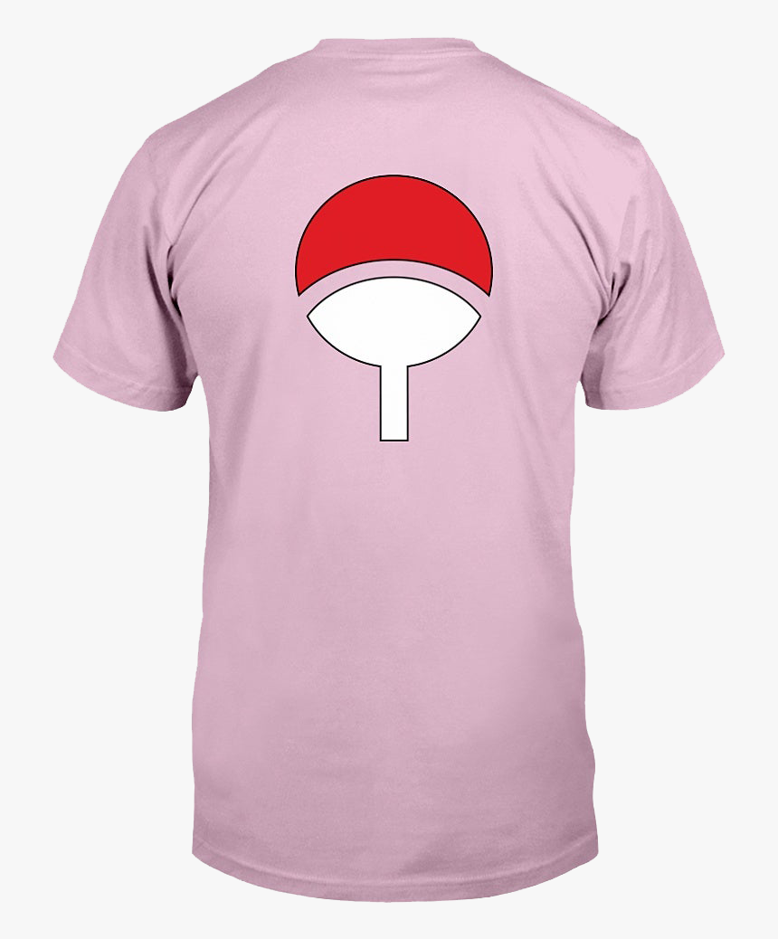 Image Of Pink Uchiha Crest Shirt - Posty Co T Shirt, HD Png Download