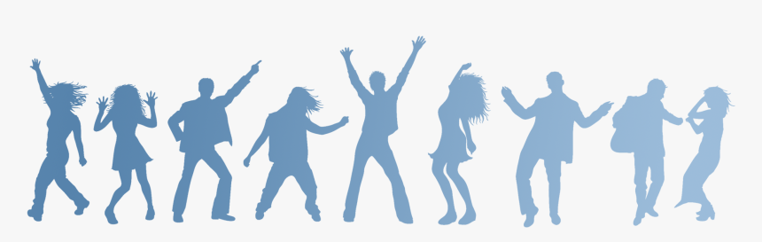Silhouette People Dancing - Silhouette People Png Enjoy, Transparent Png