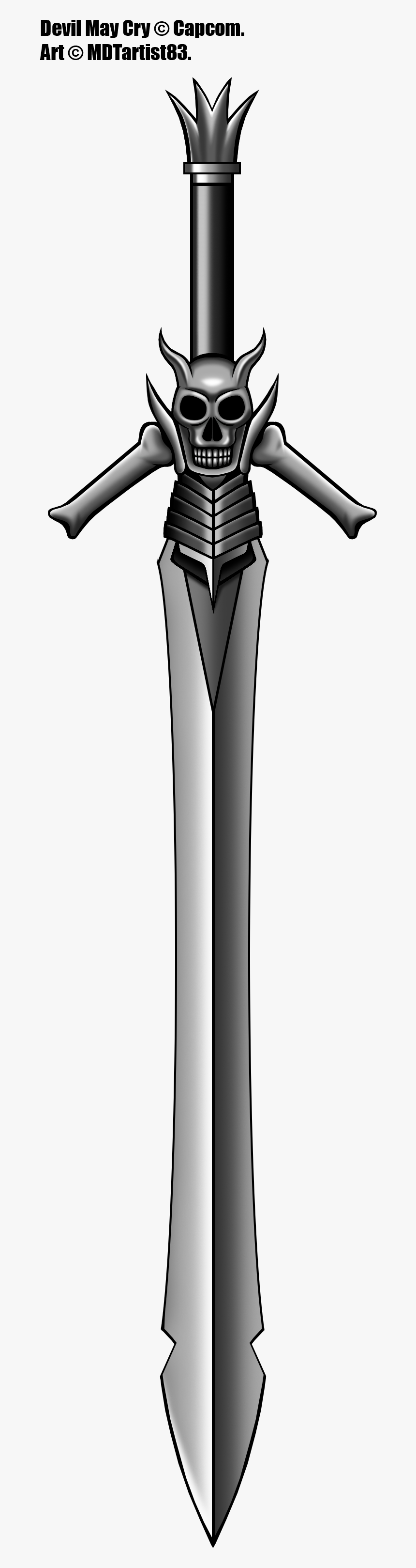 Devil May Cry Rebellion Artwork, HD Png Download