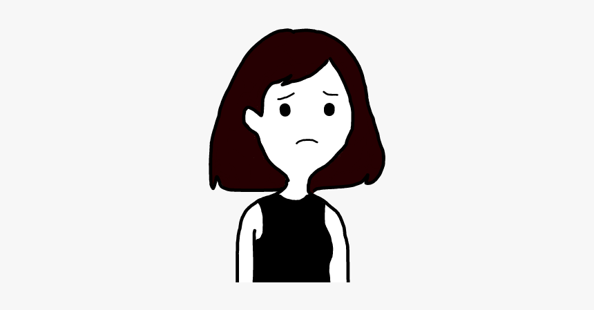 #sad #marceline #adventuretime #time #adventure #black - Cartoon, HD Png Download
