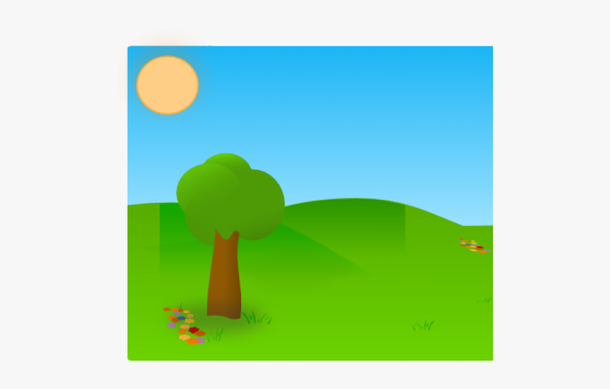 Garden Background Clipart, HD Png Download