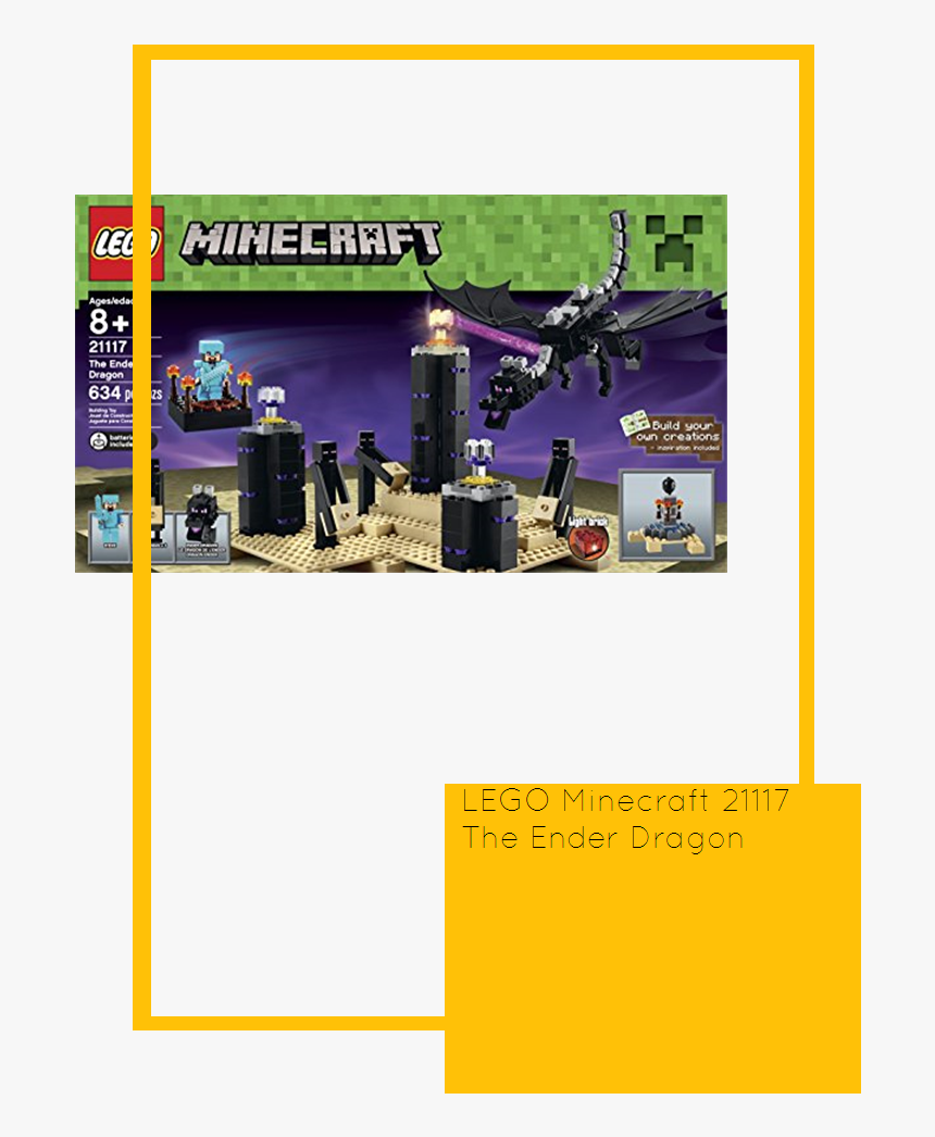 Lego Minecraft Ender Dragon Precio, HD Png Download