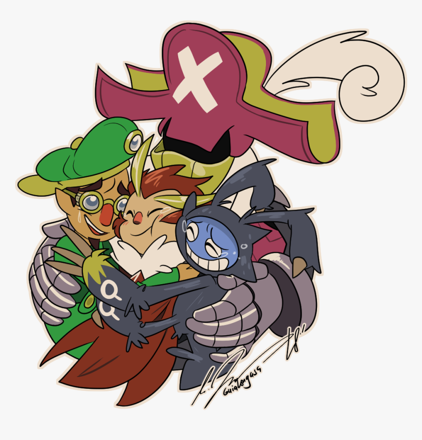 “group Hug Happy 2nd Anniversary To My Favorite Owl - Cartoon, HD Png Download