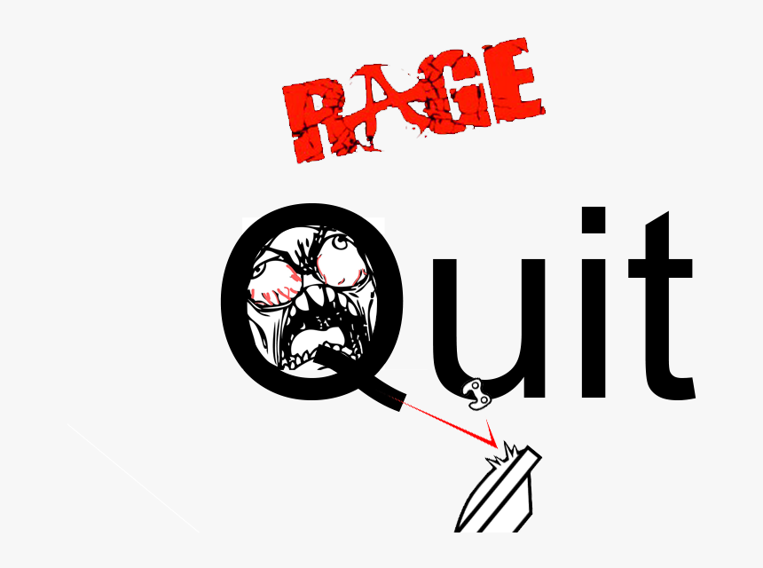 Rage-quit - Rage Quit Png, Transparent Png