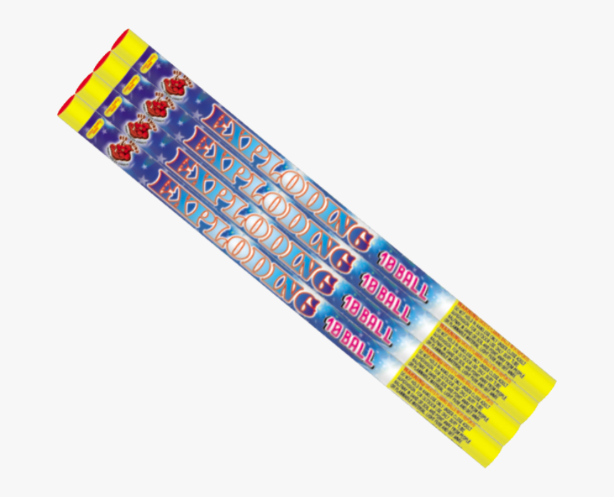 10 Ball Exploding Rc Roman Candles Red Rhino1 - Flag, HD Png Download